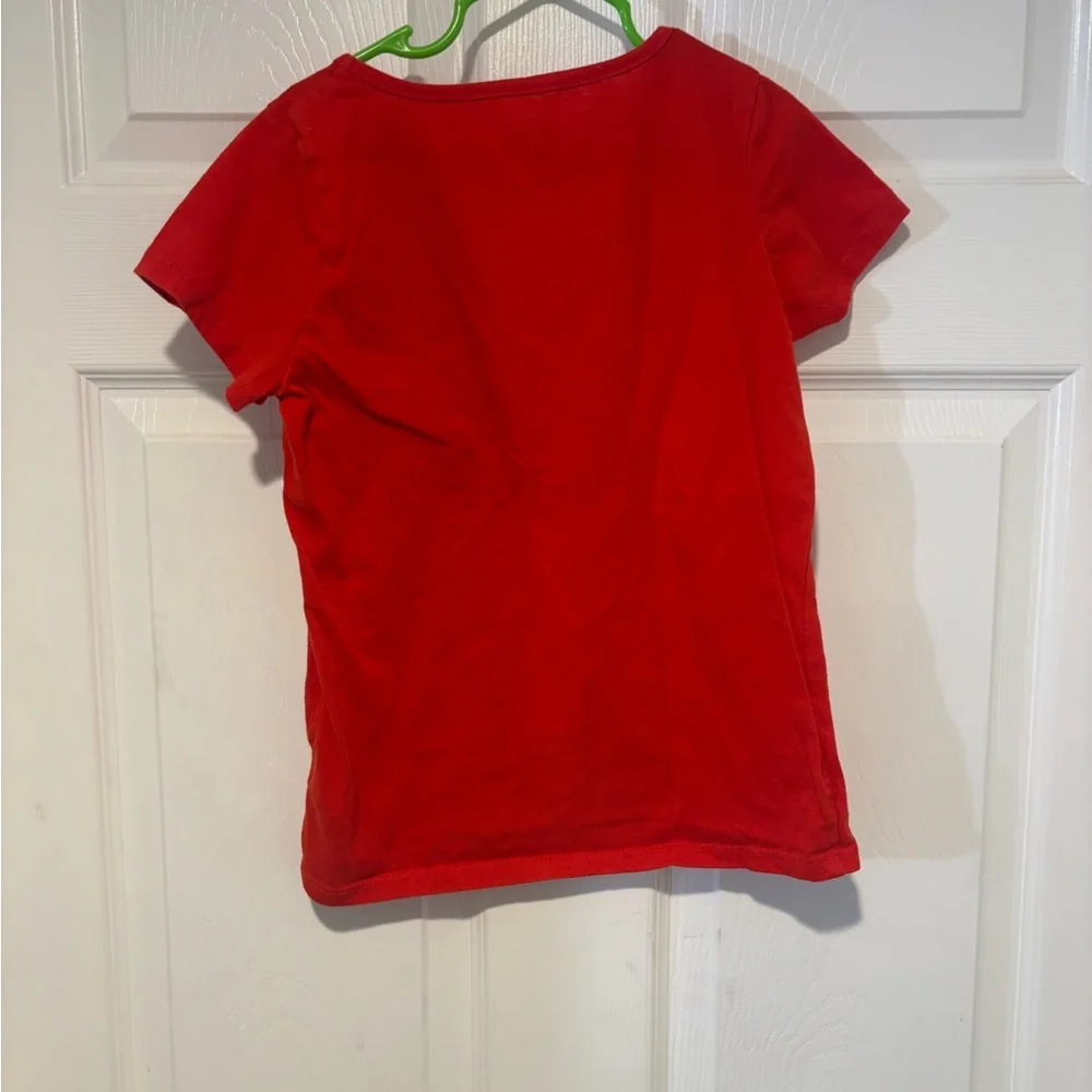 DISNEY Red Minnie Mouse Girl’s T-Shirt - Picture 3 of 4